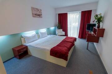 Фото номера Стандартный двухместный номер с 1 кроватью Отель Hotel Hefaistos - Mamaia г. Мамая 9