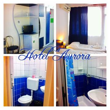 Фото номера Двухместный номер с 1 кроватью для 2 взрослых и 1 ребенка Отель Hotel Aurora г. Мамая 4