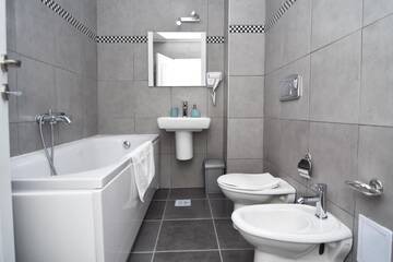 Фото номера Двухместный номер с 1 кроватью, вид на озеро Отель Vila Zev Mamaia г. Мамая 20