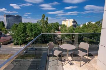 Фото номера Двухместный номер Делюкс с 1 кроватью и балконом Отель Quartz Boutique Hotel г. Мамая 15