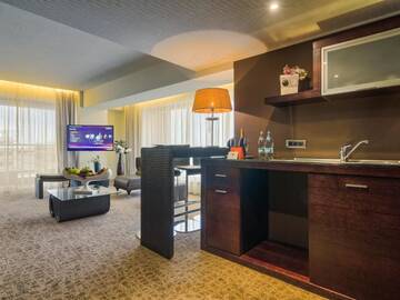 Фото номера Представительский люкс с фронтальным видом на море Отель Vega Hotel г. Мамая 6